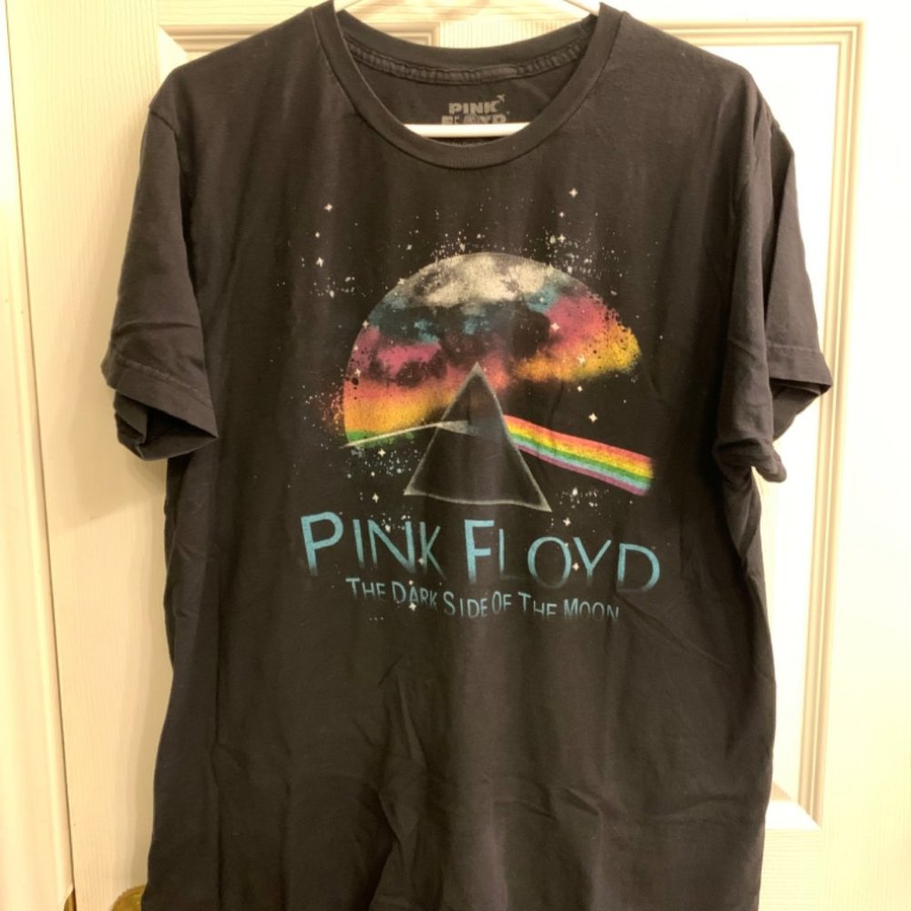 Pink Floyd Dark Side Of The Moon T-Shirt Black Mens  Size Large